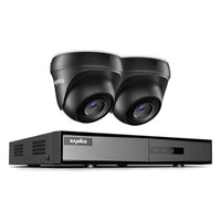 Thumbnail for Ariko Sannce Camera CCTV systeem, 2x Zwarte hoge kwaliteit 3MP beveiliging camera's, Nachtzicht 25 mtr, Online opgenomen en live beelden bekijken, inclusief 1TB harde schijf - Nederlandstalige helpdesk