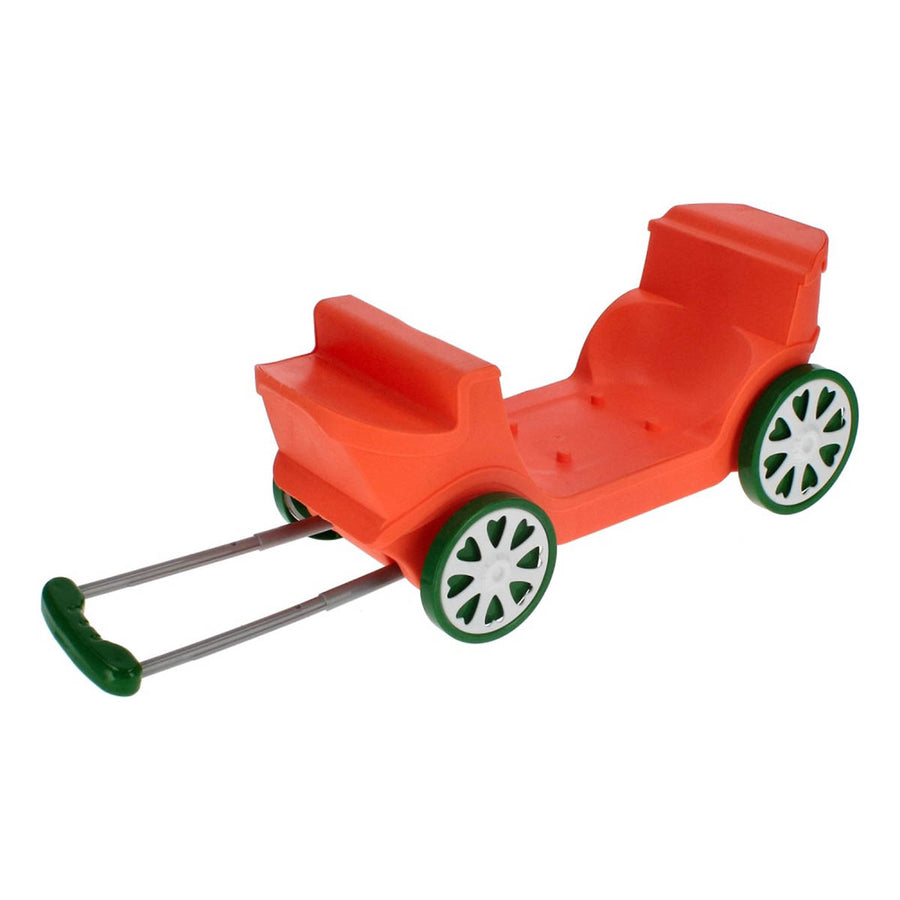 Ariko Speelgoed trolley Keuken 47 delig - Kookpannen, kruiden, servies, wasbak en nog veel meer - handige meeneem koffer met wieltjes