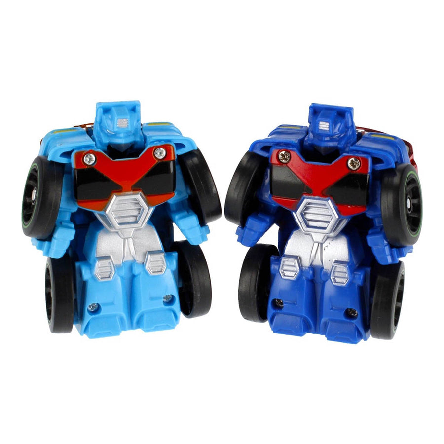 Ariko Truck launcher met 2 stuks robot auto's - inclusief verkeersborden