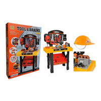 Thumbnail for <tc>Ariko Umfangreiche Spielzeugwerkbank inkl. Werkzeug | 65 Stück | Arbeitsbohrer und Schraubstock | Flugzeug | Schraubenzieher</tc>