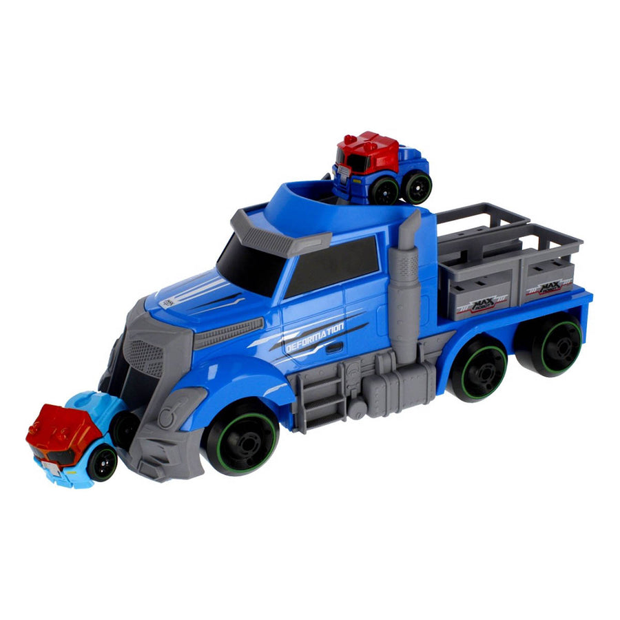Ariko Truck launcher met 2 stuks robot auto's - inclusief verkeersborden