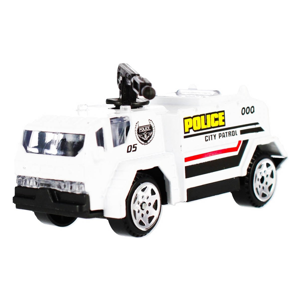 Ariko Parking Police - Avec hélicoptère, voiture à jet d'eau et autres voitures sympas - 1:64