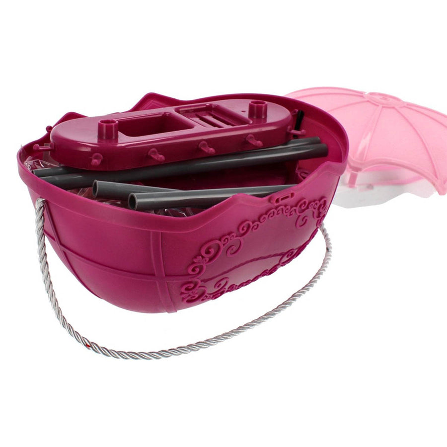 Ariko Speelgoed Koffer Schoonheid salon 30 delig - Fohn, spiegel, make-up, parfum en nog veel meer - handige meeneem koffer