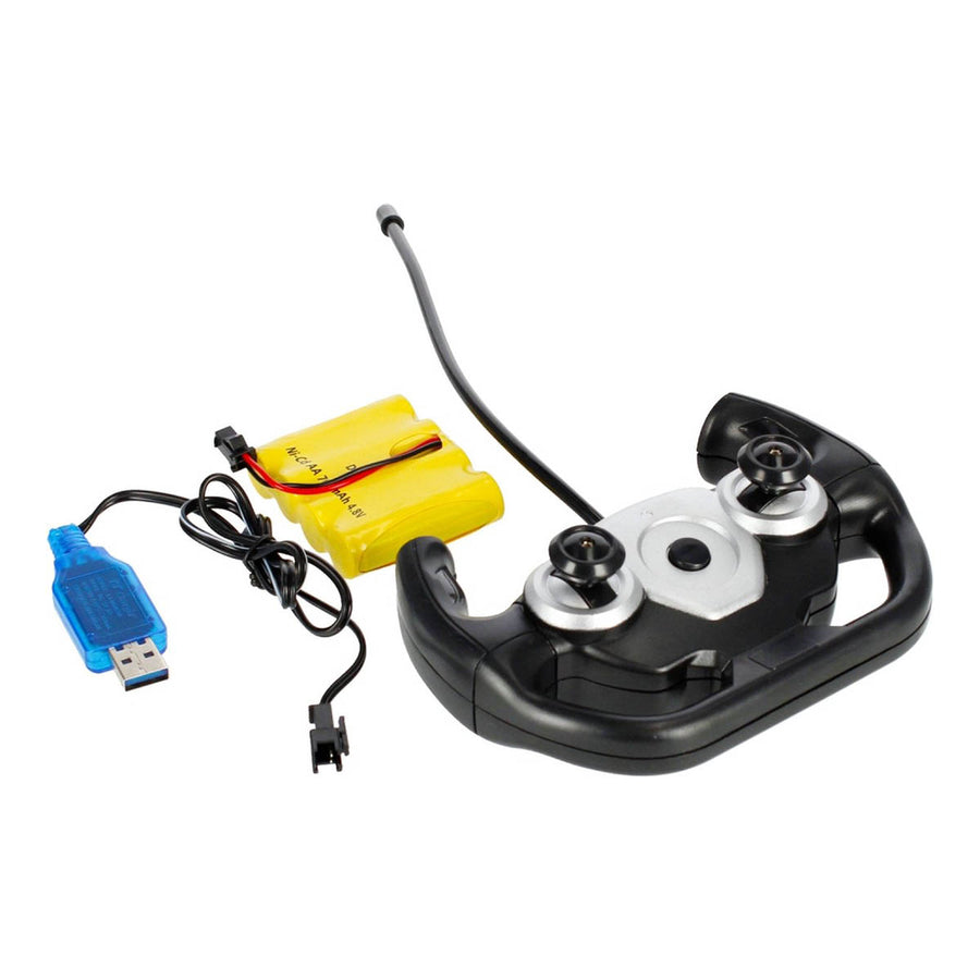 Ariko Voiture de pulvérisation d'eau des pompiers RC - avec télécommande - Le camion de pompiers pulvérise de l'eau réelle et des effets de lumière - Voiture de pulvérisation - Comprend une batterie et 2 piles AA Philips