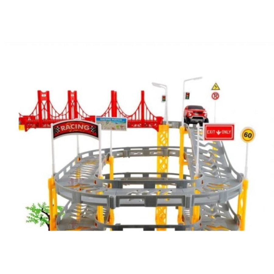 Ariko 8 meter Elektrisch Race Circuit - Racebaan - Extra lang - Meerdere banen maken - 236 delig - Inclusief 2 x Philips AA batterijen