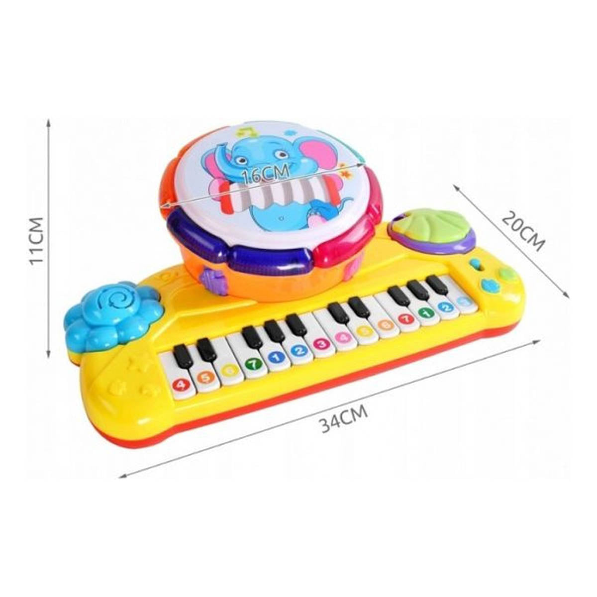 <tc>Ariko</tc> Multi-functional drum piano - play set - INCL BATTERIES