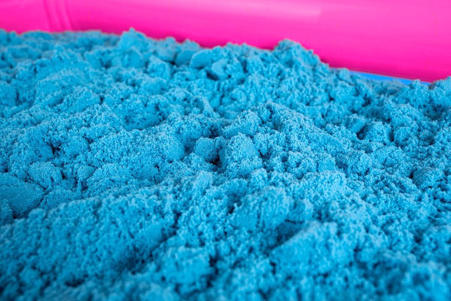 Ariko Magic Sand, 1 KG - Zand voor Binnenhuis met Accessoires - 14 mallen - Opblaasbare zandbak