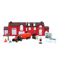 Thumbnail for <tc>Ariko</tc> Farm play set - 11 pieces - with farm, tractor, trailer, farmer's wife, sheep, signs and fences