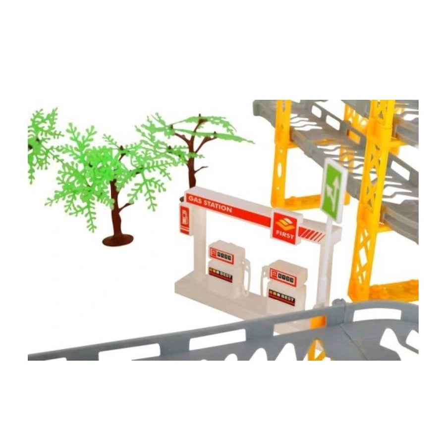 Ariko 8 meter Elektrisch Race Circuit - Racebaan - Extra lang - Meerdere banen maken - 236 delig - Inclusief 2 x Philips AA batterijen