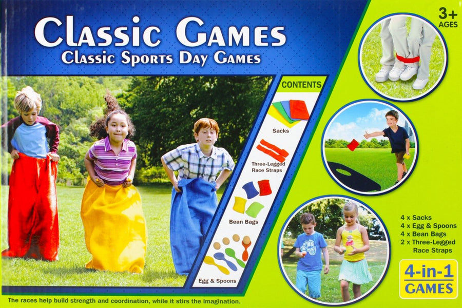 <tc>Ariko</tc>  Sack Race Game Set - Old Dutch Games - Sack Race - 3 Leg Race - Sack Throwing - Egg Run - Fête des enfants