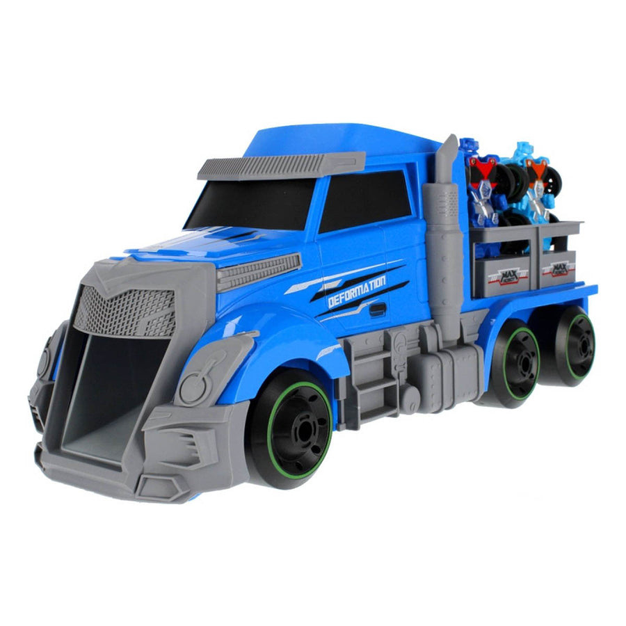 Ariko Truck launcher met 2 stuks robot auto's - inclusief verkeersborden