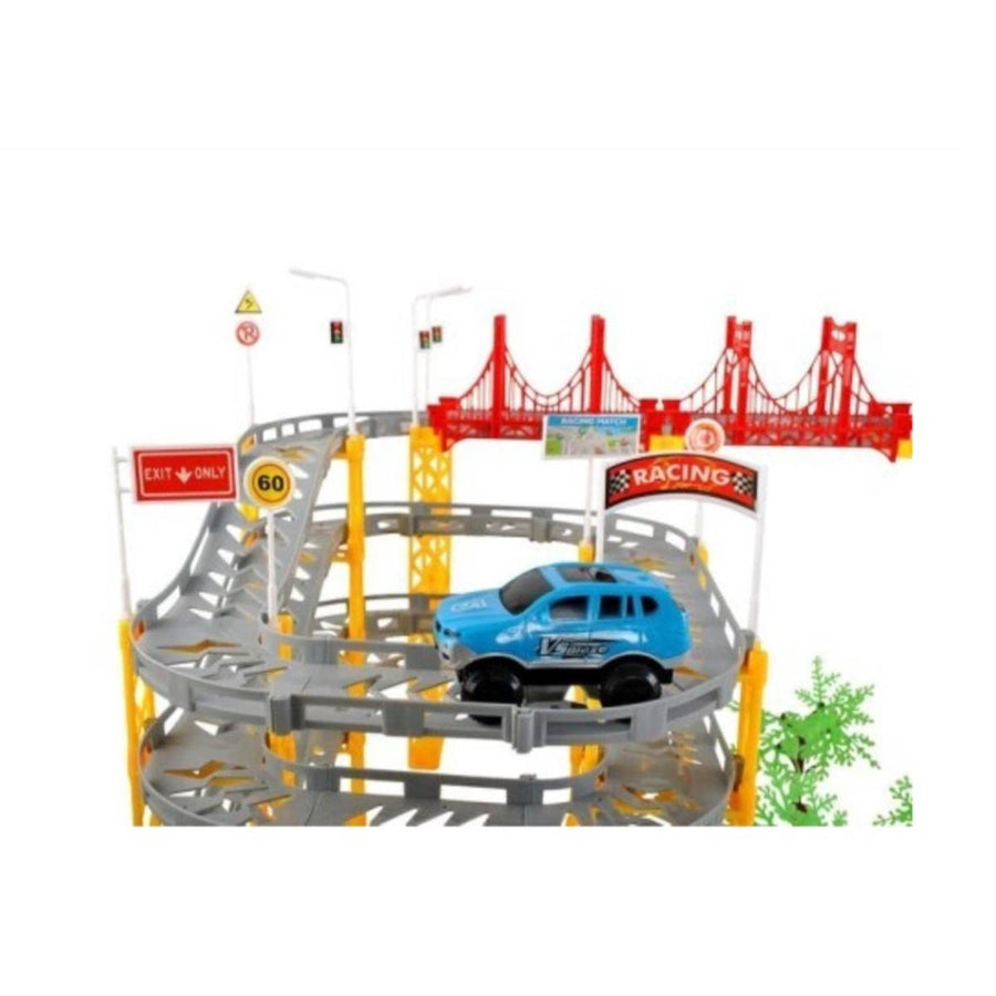 Ariko 8 meter Elektrisch Race Circuit - Racebaan - Extra lang - Meerdere banen maken - 236 delig - Inclusief 2 x Philips AA batterijen