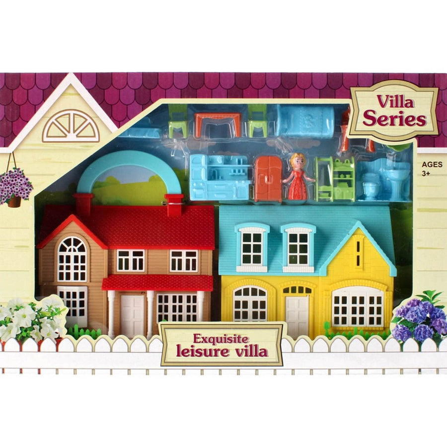 Ariko Luxe villa poppenhuis - Opvouwbaar tot koffertje