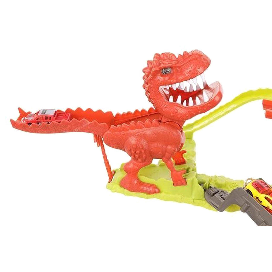 Dinosaurus Lanceerbaan Racebaan - Stuntbaan met 2 Auto's - Elektrisch Speelgoed - Ariko