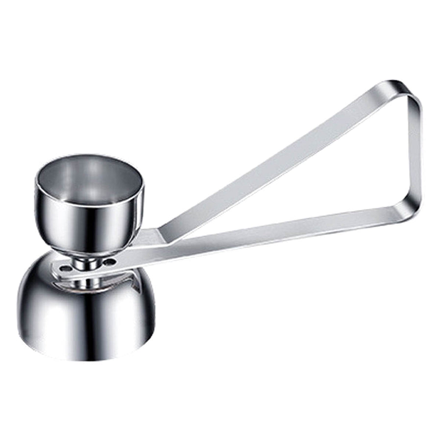 Ariko Eierschaal Kraker - Egg Cracker - Ei Opener - Ei zeef - Eierschaal Snijder - 2 in 1 - RVS