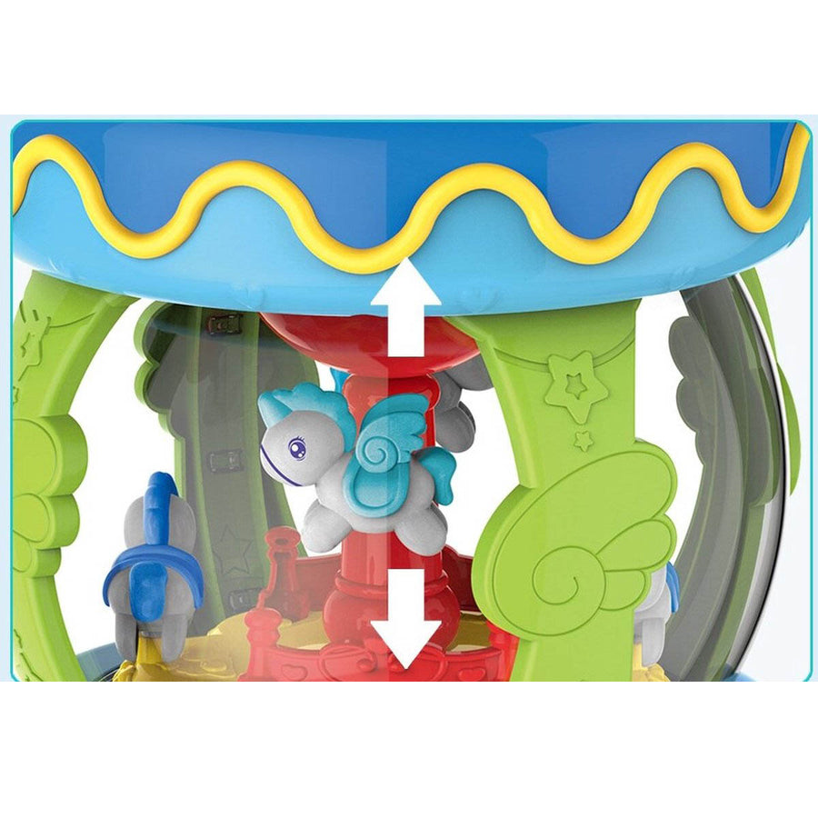 Ariko Muziek Trommel Carrousel - Muzikaal Leren - Interactief speelgoed - INCL BATTERIJEN