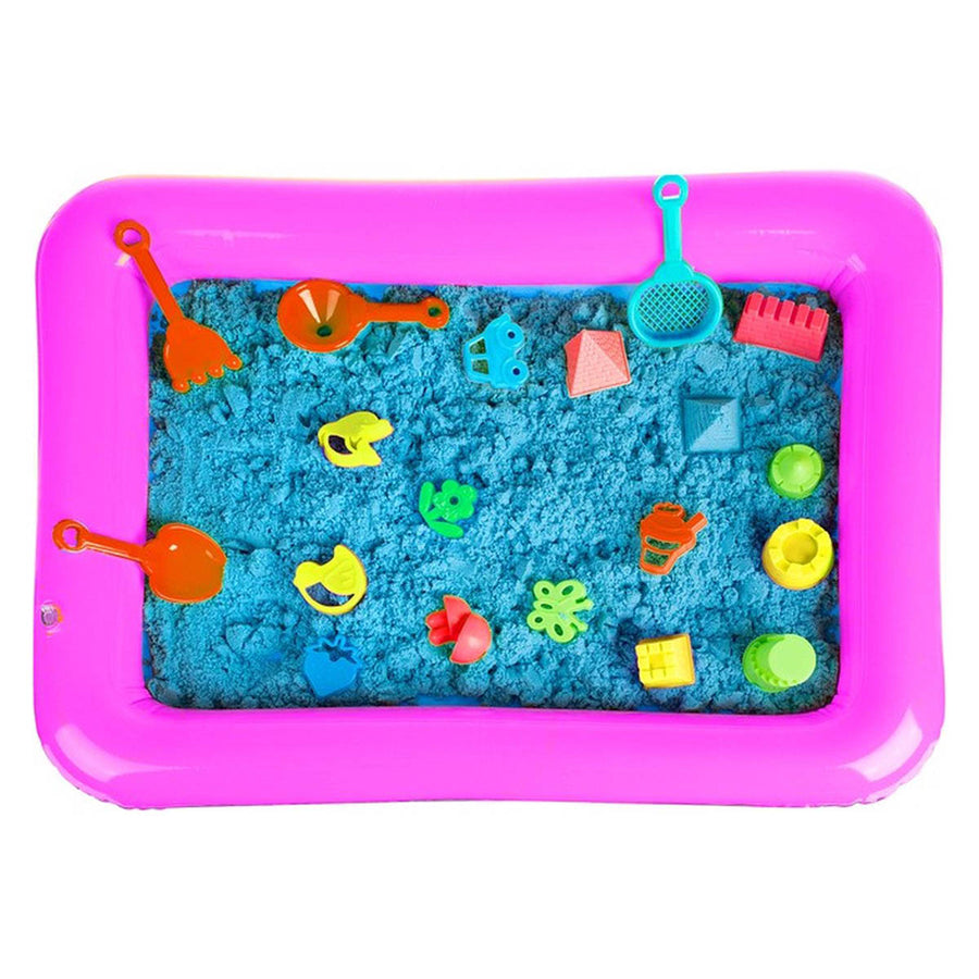 Ariko Magic Sand, 1 KG - Zand voor Binnenhuis met Accessoires - 14 mallen - Opblaasbare zandbak