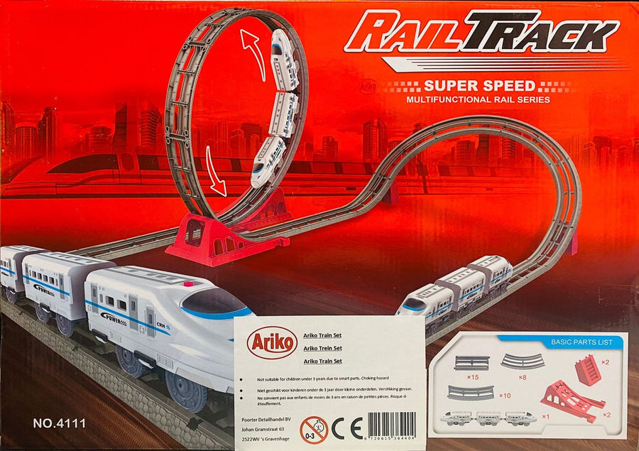 Ariko Rail Track Treinbaan - Racebaan - 40 delig - Trein set