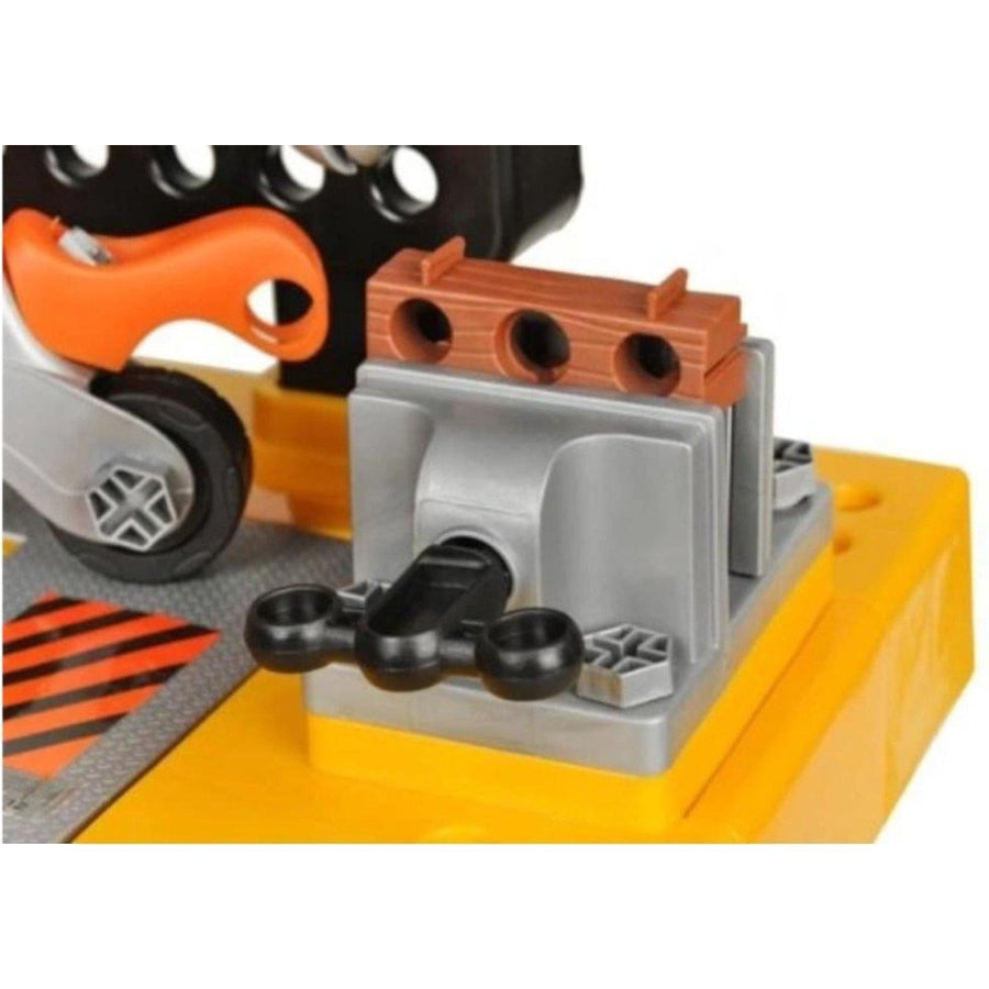 Ariko Uitgebreide speelgoed werkbank inclusief gereedschap | 65 delig | Werkende boormachine en bankschroef | Schaaf | Schroevendraaier