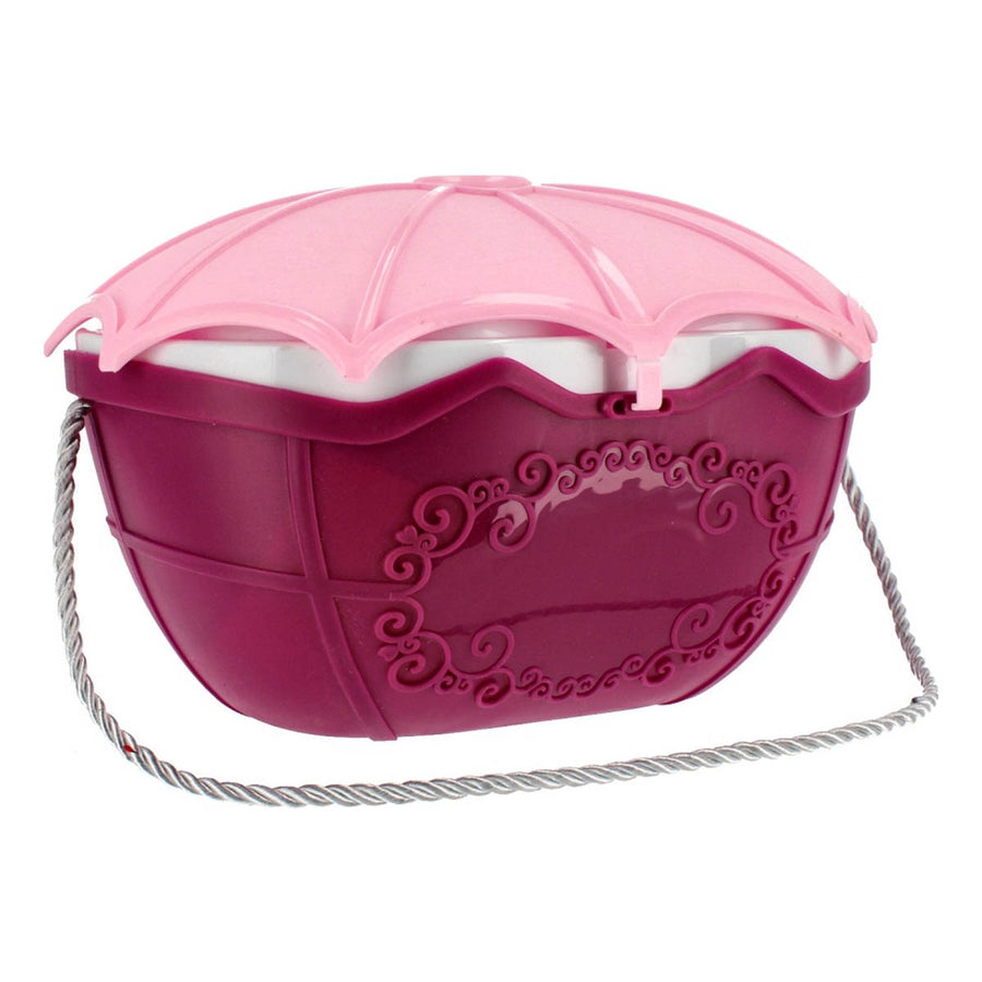 Ariko Speelgoed Koffer Schoonheid salon 30 delig - Fohn, spiegel, make-up, parfum en nog veel meer - handige meeneem koffer