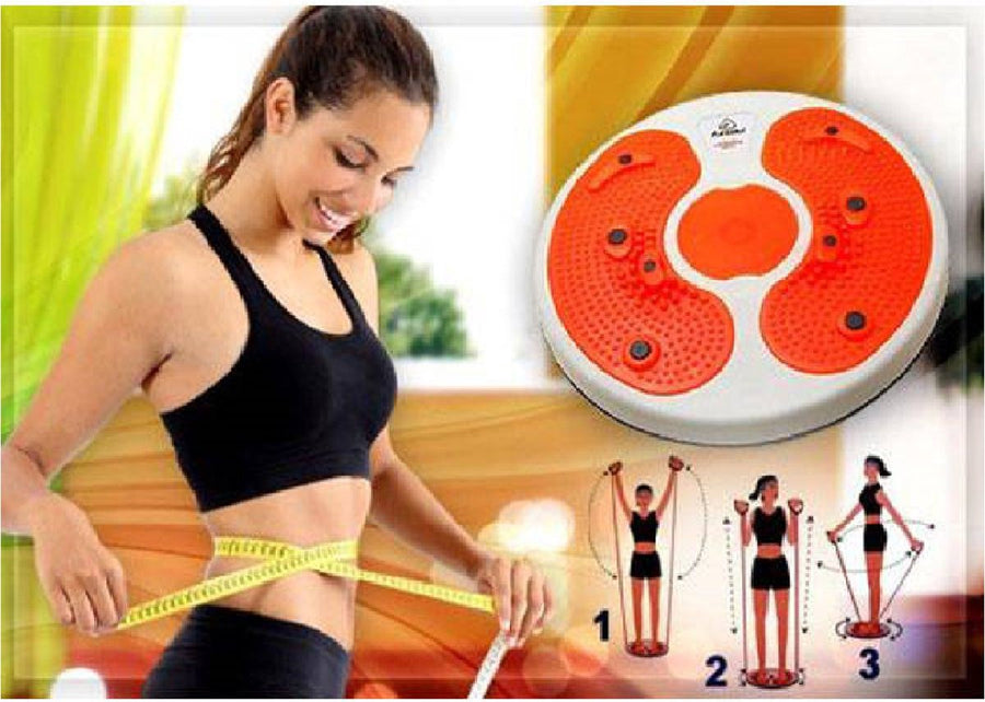 Ariko Cardio Twister - Waist Ab Trainer - Buikspiertrainer - Balanstrainer - Workout - Balance Board - Hometrainer - Oranje