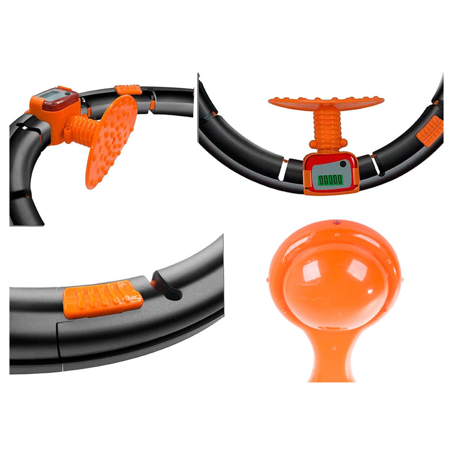 <tc>Ariko</tc> Hula Hoop Wheel with LED Counter - Foldable - Fitness Hula Hoop - Hula Hoop - Hula Hoop with Weight
