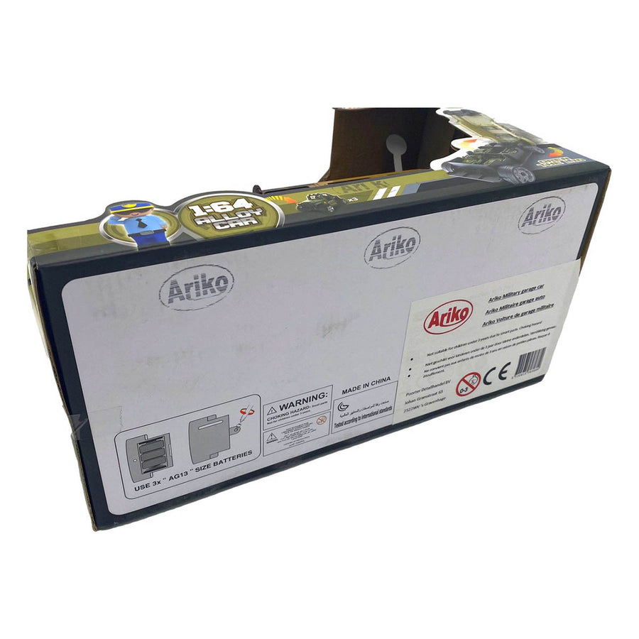 Ariko Militaire Garage Auto - Speelgoed voertuig - Incl mini voertuigen - Met licht en Geluid