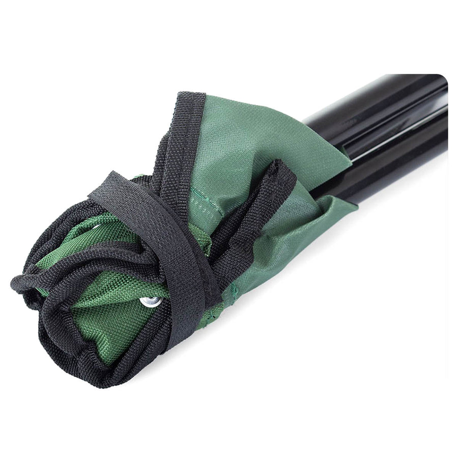 Ariko Inklapbaar Viskrukje - 3 poots Krukje - Groen/ Zwart - Lichtgewicht - Opvouwbaar - Kampeerkruk - Festivalkruk