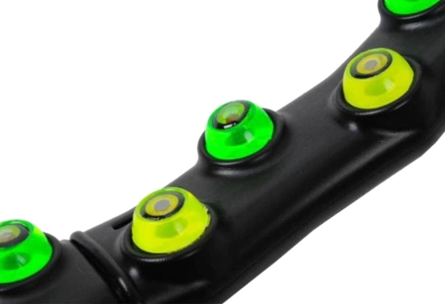 Ariko Fitness Massage Hoelahoep Ø 98cm | met 64 Magnetische balletjes | Waist Trainer | Sport Hula Hoop | Sport hoepel | Vetverbranding | Gymnastiek | Fitness | Groen-geel