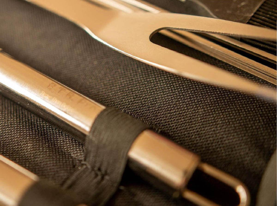 BBQ Accessoires – Barbecue Accessoires – BBQ Set – Keukengerei – RVS – 9 Delig – Zilver - Ariko