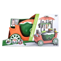 Thumbnail for <tc>Ariko</tc> Toy trolley Kitchen 47 pieces - Cooking pots, spices, crockery, sink and much more - handy take-along suitcase with wheels