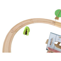 Thumbnail for Houten Speelgoed Treinset 89 delig met Elektrische Trein - Treinspeelgoed - Ariko