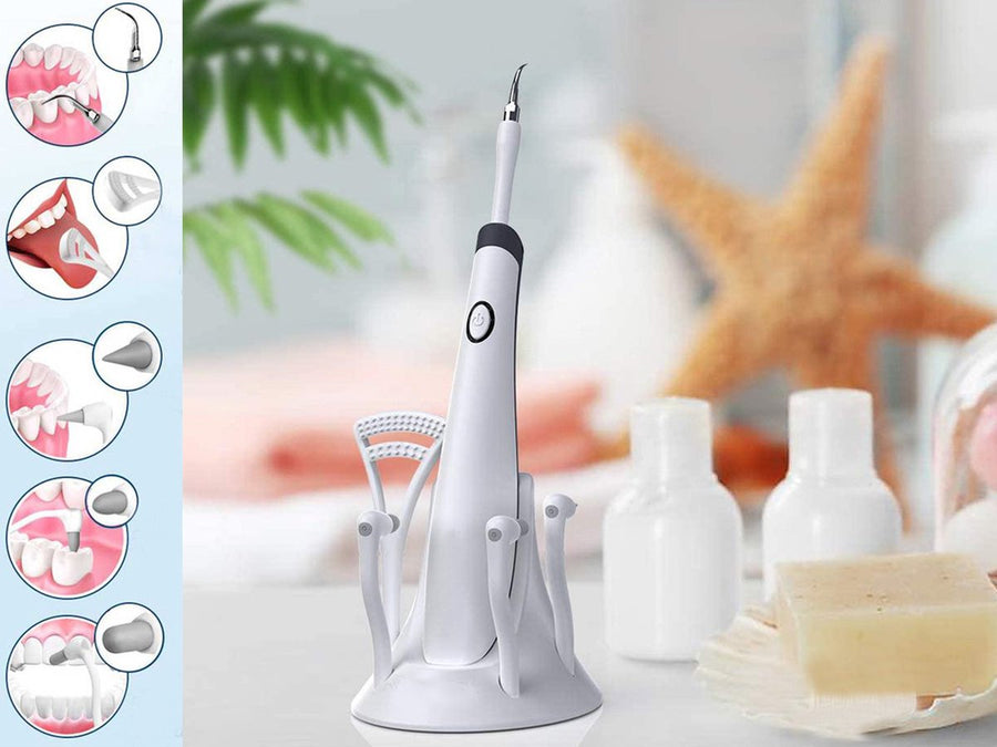 <tc>Ariko</tc> Ultrasonic tartar remover - extra attachments - 15,000 revolutions per minute - Including batteries