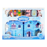 Thumbnail for Ariko Poppenhuis My New Home Snow and Ice Series - Medium - Muziek en Licht show - inclusief tuinmap en keuken en slaapkamermeubels - inclusief 2 x AA batterijen van Philips