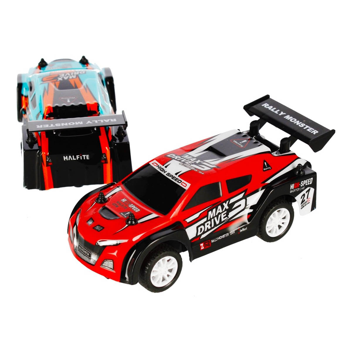 <tc>Ariko</tc> RC Rally cars - two RC cars with remote control - Including 8 x Philips AA batteries