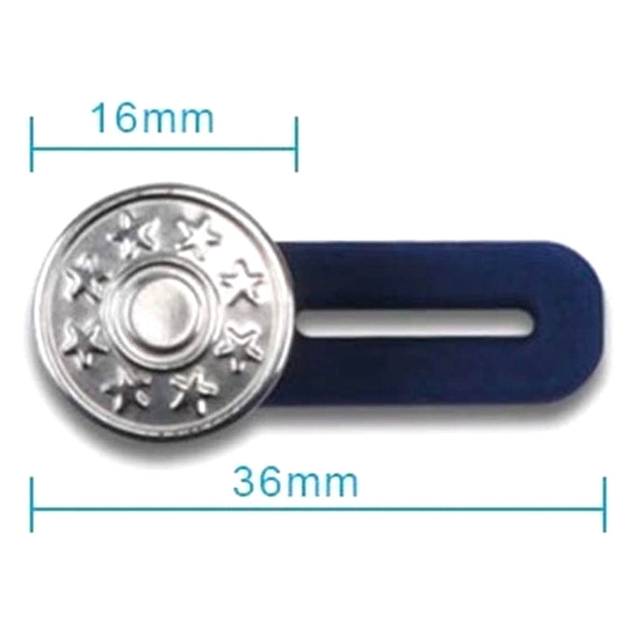 3 stuks spijkerbroek verlengknoop- 2 cm - knoopverlenger - verstelknoop - spijkerbroek te strak - Wonderknopen - Zwangerschap Broekverbreder - Knoopsgat verlengers