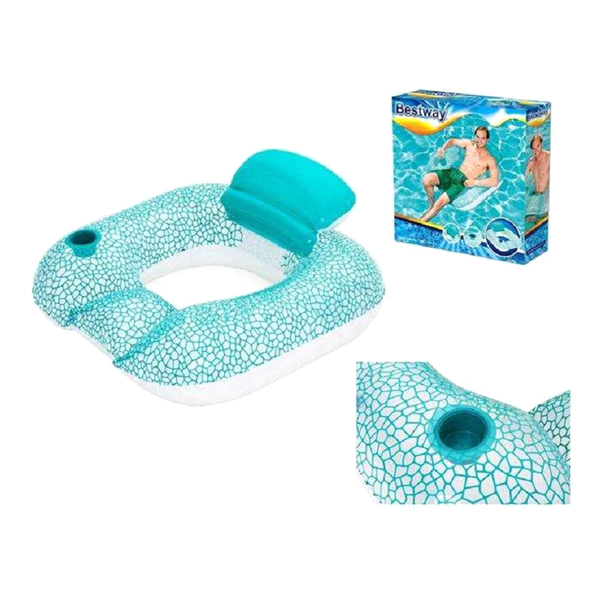 Chaise flottante gonflable Chaise flottante Chaise longue Hamac d'eau Chaise longue de piscine Lit gonflable - Lit flottant - Flotteur de plage - Chaise longue flottante - Chaise longue flottante - Gonflable