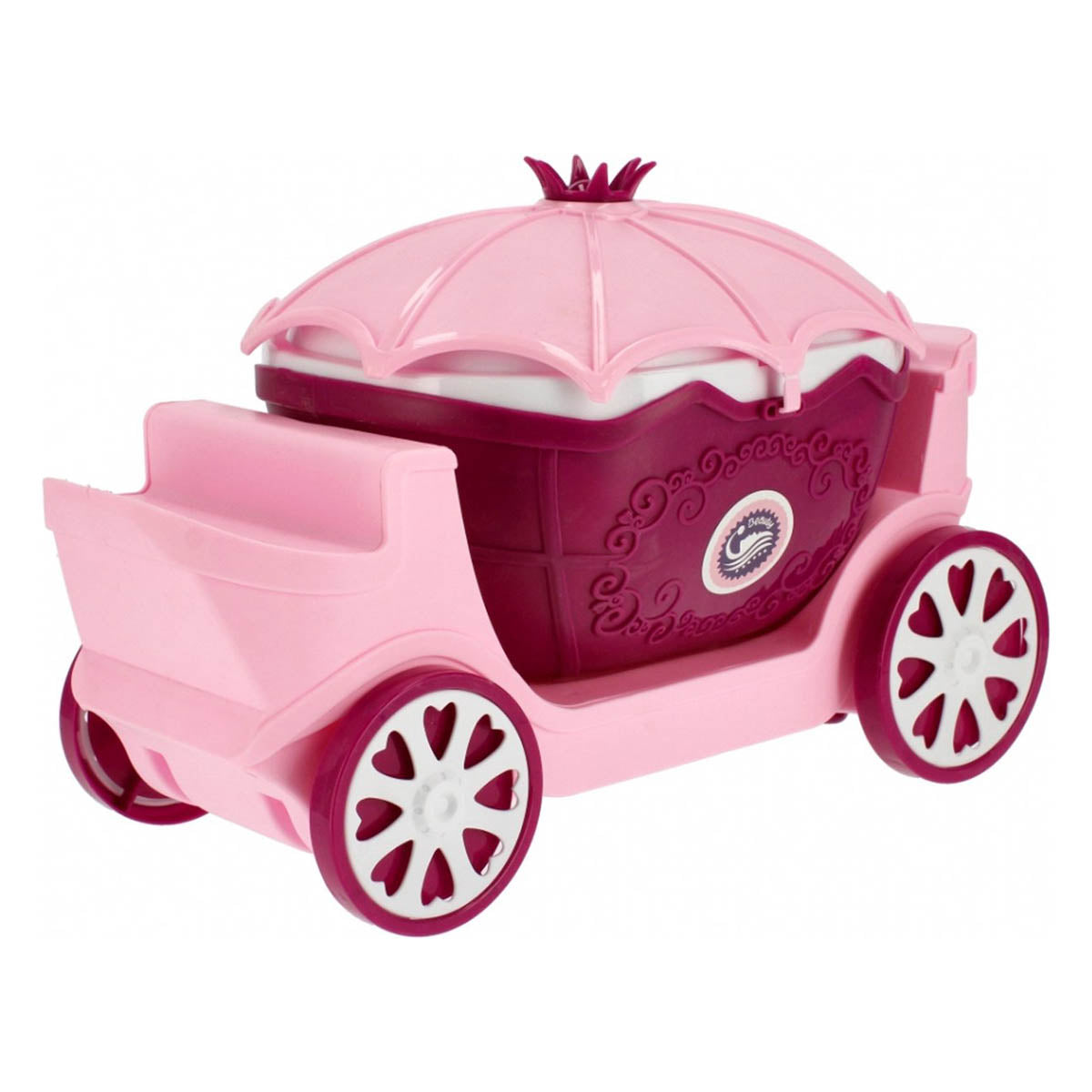 <tc>Ariko</tc> Toy trolley Beauty salon 31 pieces - Hair dryer, mirror, make-up, perfume and much more - handy take-away suitcase with wheels