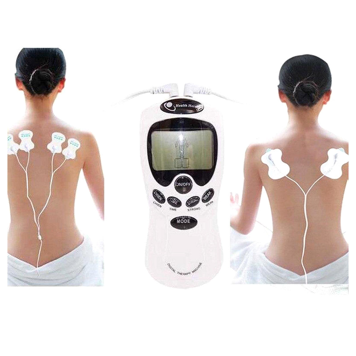 Elektrodentherapie Massage – 4 Elektroden Pads – Electro Stimulator voor Hele Lichaam – Ontspannen Spieren en Stimulatie Bloedcirculatie - Ariko