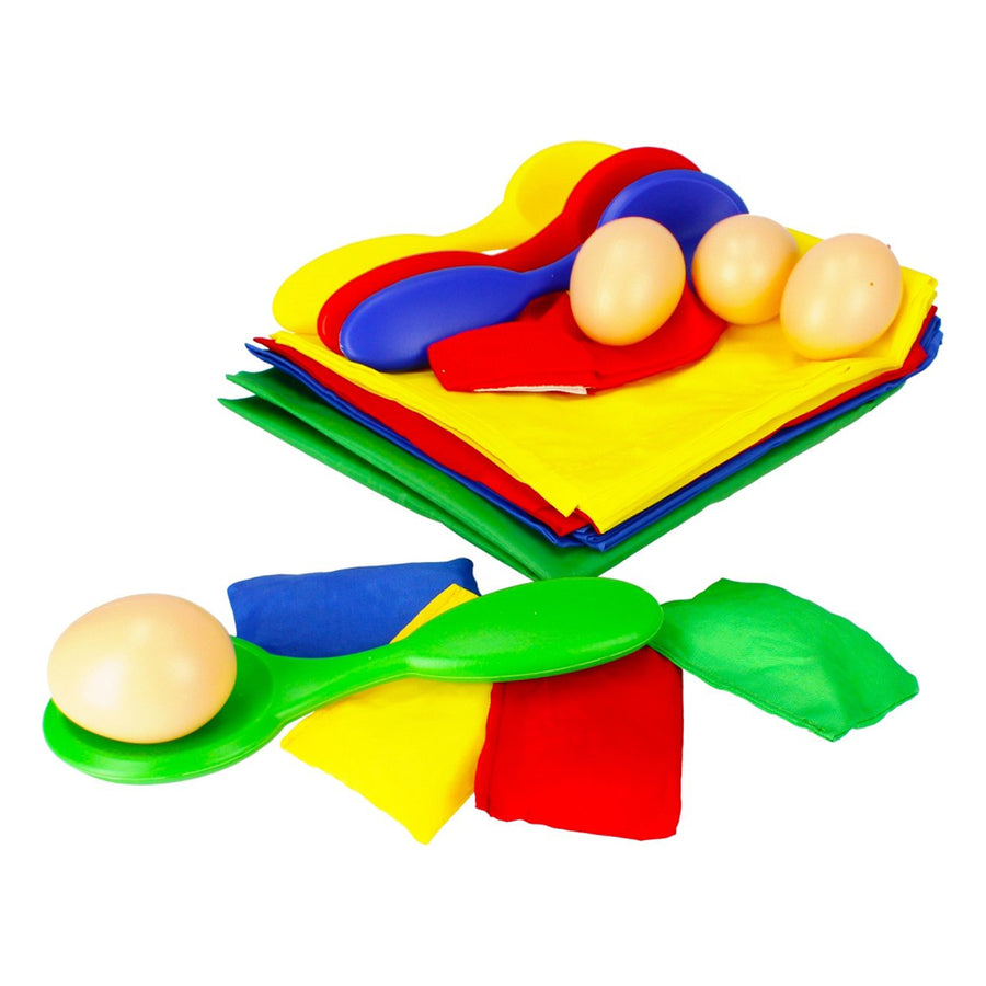 <tc>Ariko</tc>  Sack Race Game Set - Old Dutch Games - Sack Race - 3 Leg Race - Sack Throwing - Egg Run - Fête des enfants
