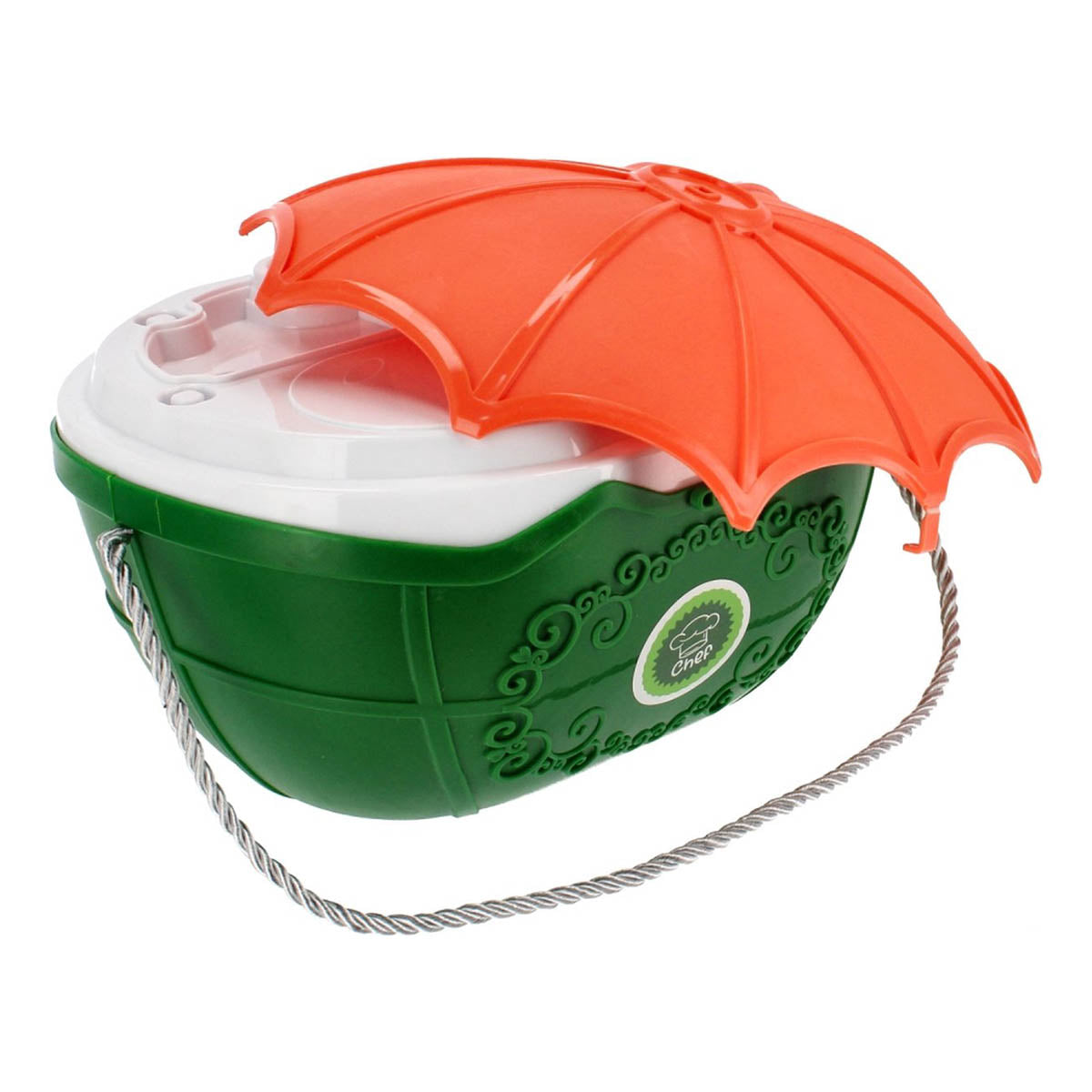 Ariko Speelgoed Koffer Keuken 46 delig - Kookpannen, kruiden, servies, wasbak en nog veel meer - handige meeneem koffer