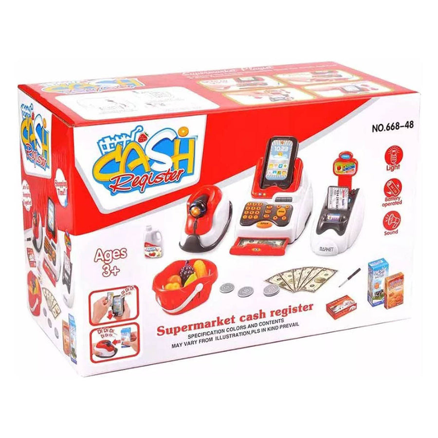 Ariko Supermarkt Speelset - Speelgoed Kinderen - Winkeltje Speelgoed Kinderen - Speelgoed Kassa - Incl Batterijen