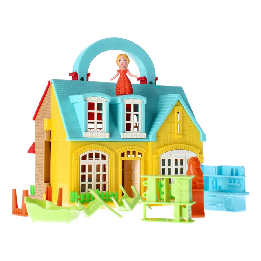 Ariko Luxe villa poppenhuis - Opvouwbaar tot koffertje