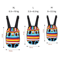 Thumbnail for <tc>Ariko</tc> Hundetragetasche - Rucksack - Tragetasche - Hunderucksack - Hundetragetasche - auch für Ihre Katze - Regenbogen