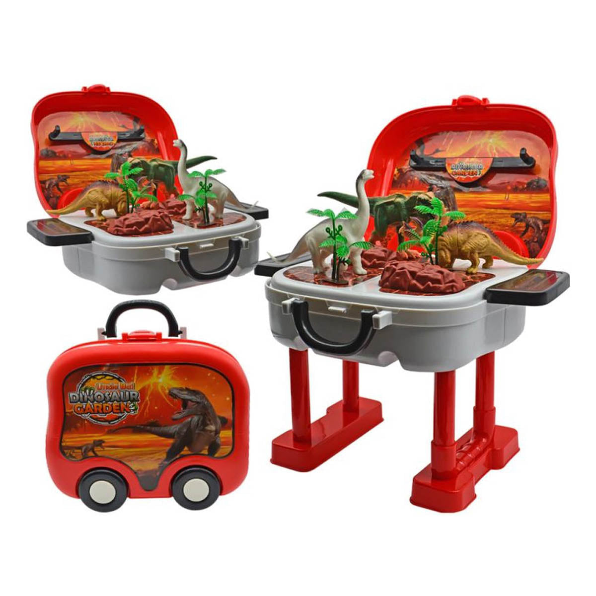 <tc>Ariko</tc>  Dinosaur toy Suitcase | Take along toy Dinosaur | Toys Boys 3 years | Dinosaur Toys