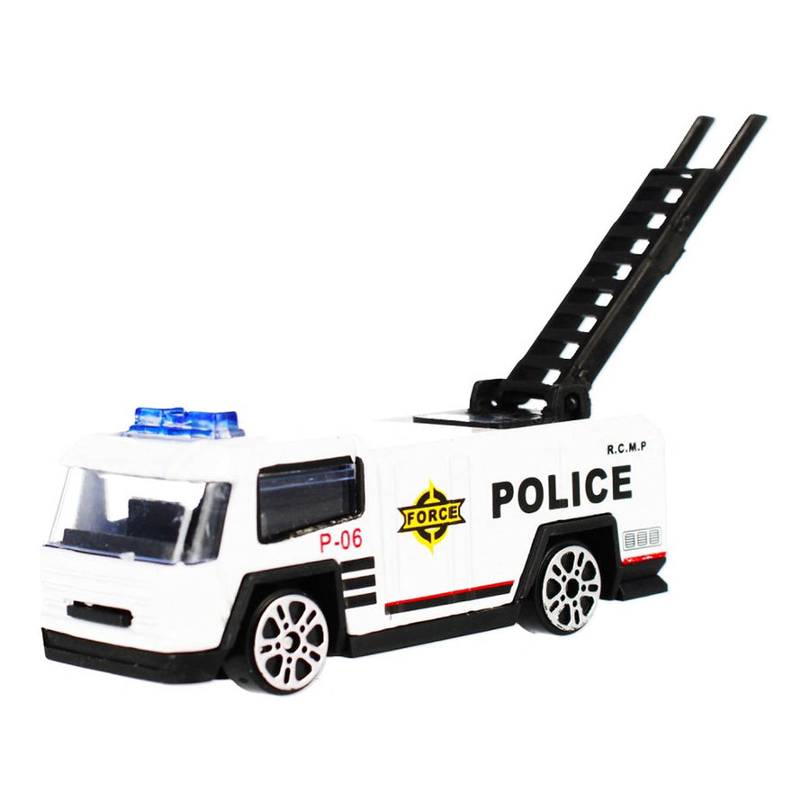 Ariko Parkeergarage Politie - Met Helikopter, Waterspuitauto en andere diverse stoere auto's - 1:64