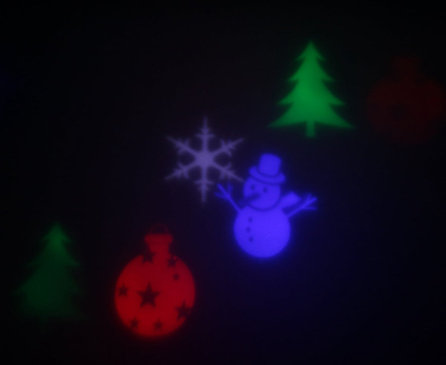 Projectorlamp - LED - 24 figuren - Kerst en Halloween - Binnen en Buiten - Ariko