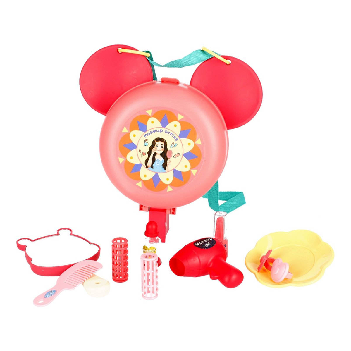 <tc>Ariko</tc> Make-up toy carrying case - 14 pieces - can be used as a shoulder case