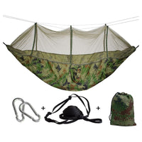 Thumbnail for Ariko Hamac avec moustiquaire de style camouflage - moskito - Hamac - Moustiquaire - Tente moustiquaire - Tapis de couchage - Moustiquaire - Moustiquaire - Lit de camping - Sac de couchage - Flottant - 150KG - camouflage