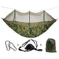 Ariko Hamac avec moustiquaire de style camouflage - moskito - Hamac - Moustiquaire - Tente moustiquaire - Tapis de couchage - Moustiquaire - Moustiquaire - Lit de camping - Sac de couchage - Flottant - 150KG - camouflage